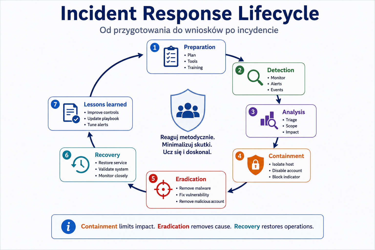 Ilustracja edukacyjna IMG_M05_S03_INCIDENT_RESPONSE_LIFECYCLE